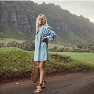 Doen Wing Parisian chambray dress